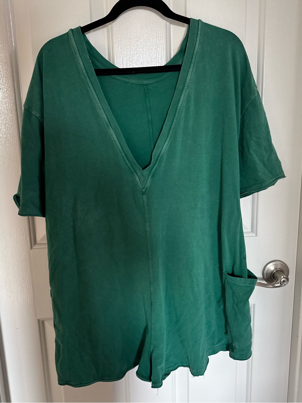 FP Movement by Free People Green Hot Shot Tee Romper Size M - Picture 7 of 16